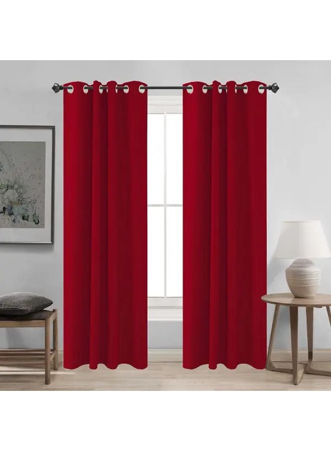 White Nylon Curtain 36x95 Inches for Indoor and Outdoor Use - Image 2