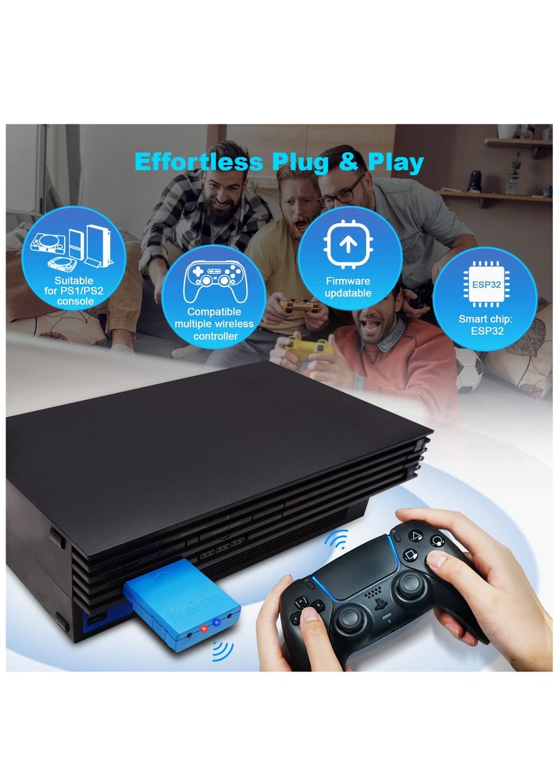 KASTWAVE Wireless Controller Adapter - Bluetooth Controller Adapter for PS1/PS2 Console, Compatible with PS3/PS4/PS5, Xbox One S, Series X/S, Switch Pro, Converter Controller Adapter - Image 5