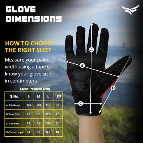 XTRIM Xenia Bike Gloves for Women, Full-Finger Length Motorcycle Gloves, Moisture-Absorbent Fabric, Comfortable Fit, Reinforced Knuckles for Impact Protection (1 Pair, Coral Pink) - Image 4