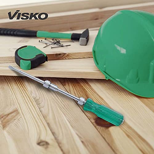 Visko Tools 111 8 Blades Combination Screw Driver Set with Tester (Blue and White, 9-Pieces) - Image 5