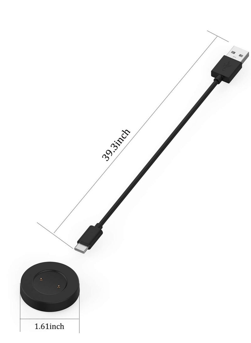 Charger Compatible with Huawei Watch GT/ GT2 /GT 2e / Honor Watch Magic, Magic 2 / Honor Watch Dream, Honor Watch GS Pro - Smart Watch Accessories (Black) - Image 4