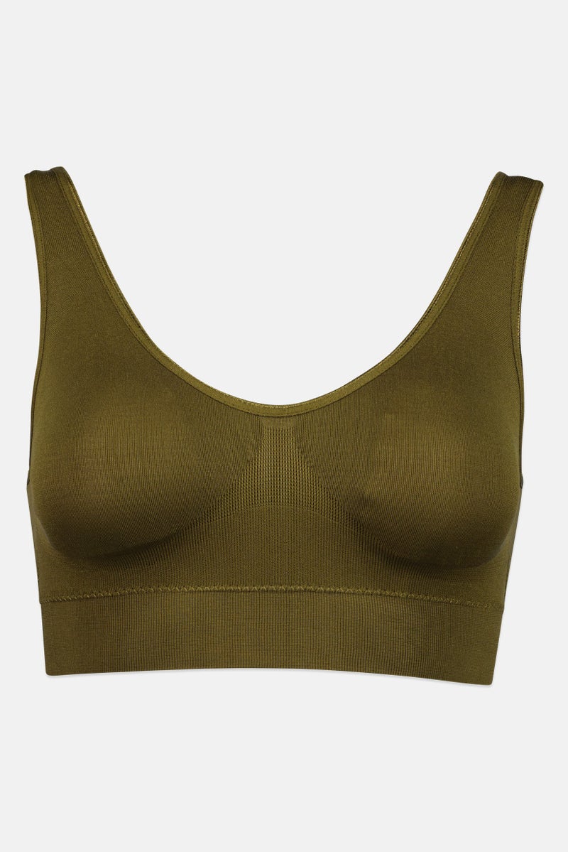 Lady Princess Super Form By Lady Princess Women 3 Pcs Padded Seamless Bra, Multicolor - Image 2