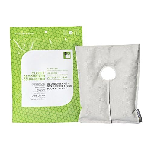 Ever Bamboo Closet Deodorizer & Dehumidifier w/Natural Bamboo Charcoal (130 g x 2) - Image 1