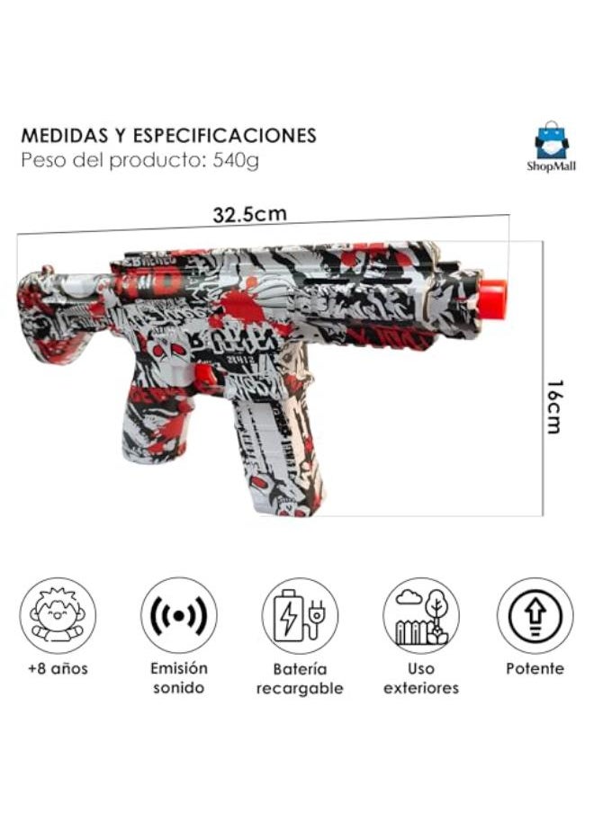 Electric Toy Gun for Kids with Hydrogel Ammo - Orange  - Image 3