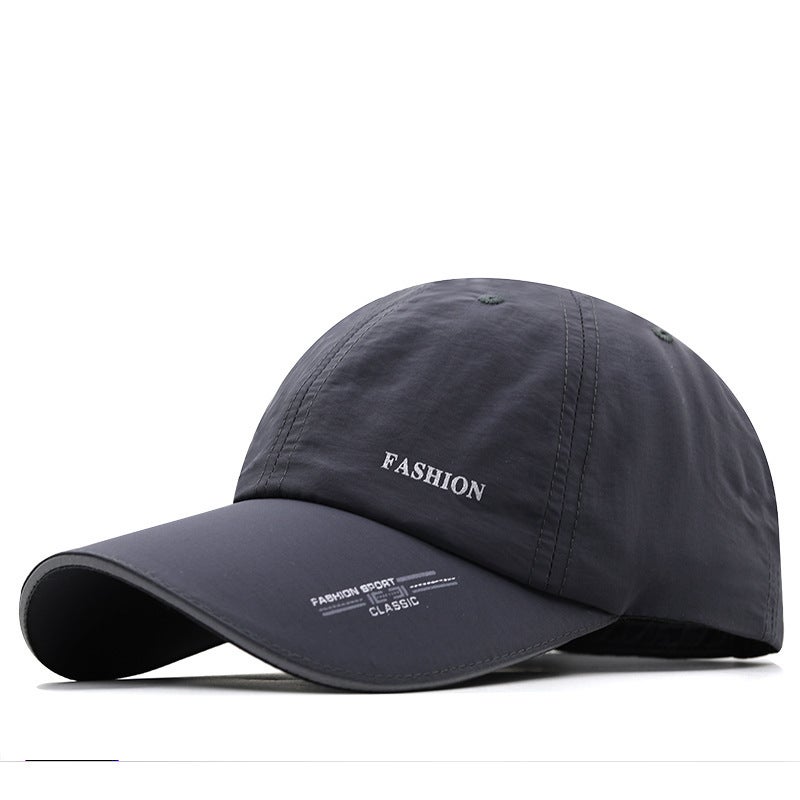 Baseball Cap Men Summer Reflective Strip Quick Dry Sun Hat - Image 1