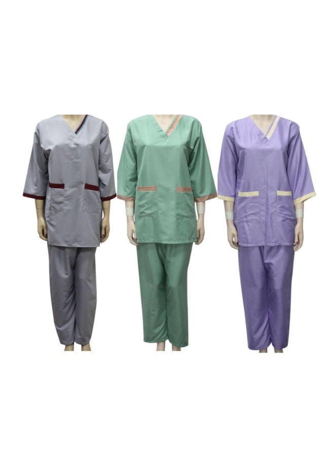 3 Housemaid Uniform Maid Nanny Scrub Suit - Image 1