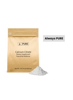 PURE ORIGINAL INGREDIENTS Pure Original Ingredients Calcium Citrate (1lb) Calcium Supplement, No Additives or Fillers  - Image 1