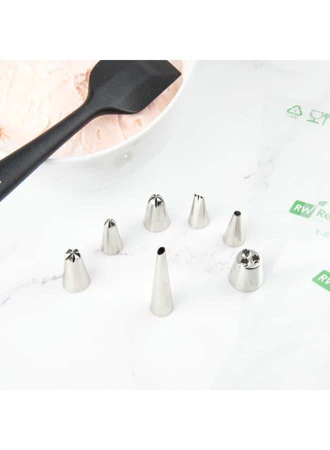 Restaurantware Pastry Tek Piping Tip, 1 Round Round Tip For Icing - #12, Corrosion-Resistant, Stainless Steel Icing Tip, Dishwasher-Safe, Decorate Cupcakes, Cakes, or Cookies - Image 5