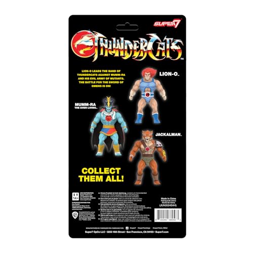 Super7 Vintage Thundercats Lion-O - 5.5" Thundercats Action Figure with Accessories Classic Cartoon Collectibles and Retro Toys - Image 3