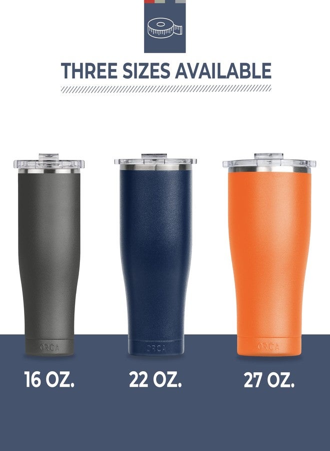 ORCA Chaser 16oz | Insulated, Stainless Steel Cup with a Spill Proof Whale Tale Lid, Dishwasher Safe Tumbler for Hot & Cold Drinks - Black - Image 5