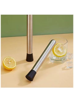 Generic Stainless Steel Drink Muddler Silver/Black  - Image 3