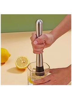 Generic Stainless Steel Drink Muddler Silver/Black  - Image 4