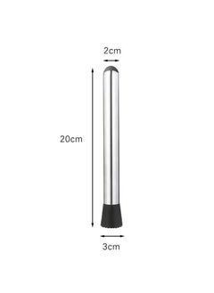 Generic Stainless Steel Drink Muddler Silver/Black  - Image 5