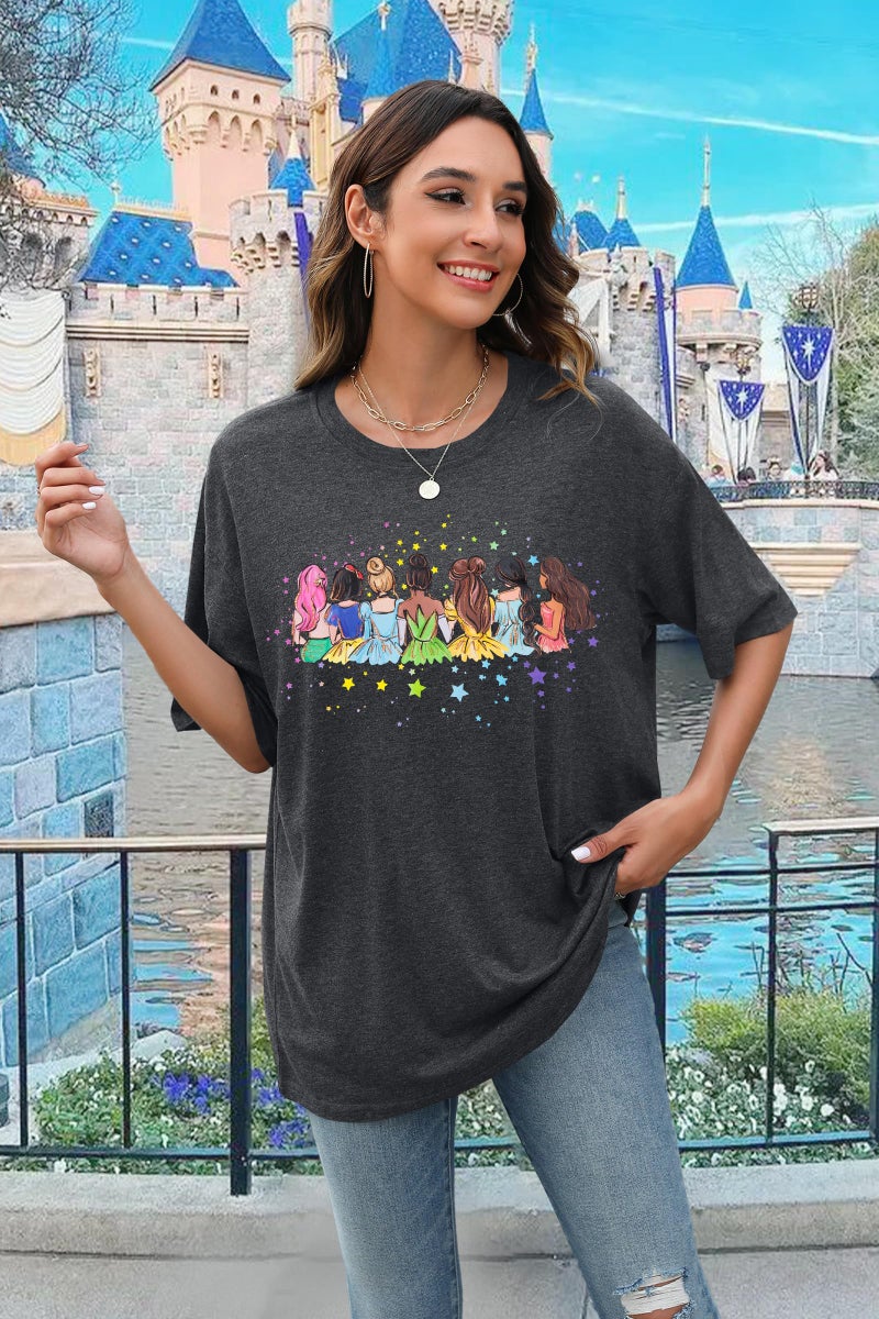 UNIQUEONE Magical Shirt for Women: Magic Kingdom Tshirt Princess Shirt Family Vacation Trip Tee - Image 2