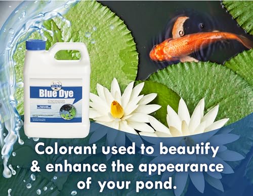Koi Worx Sanco Industries KoiWorx Blue Dye - Ornamental and Decorative Pond Dye, Water Features and Fountains, Safe for Koi - 1 Quart - Image 2