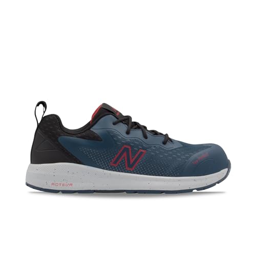 New Balance Men's Composite Toe Logic Industrial Shoe, Dark Denim/High Risk Red SD, 9.5 - Image 1