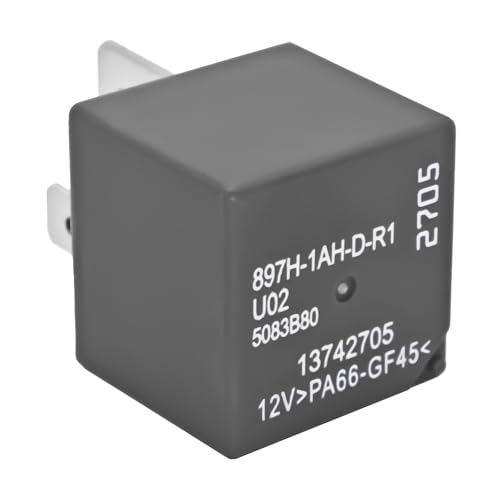 Casalytics Relay 897H-1AH-D-R1 U02 13742705 (Pack of 2), 12V 4Pins Plug in High Power Mini Automotive Relay - 12VDC 70A 13306943 - Image 5