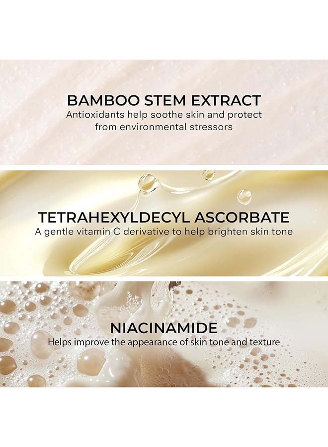 CosMedix Glow Bamboo Brightening And Polishing Face Mask Bamboo Enzymes | For Radiant Smooth And Refined Skin Texture 74g - Image 3