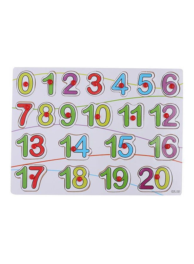 NIBEMINENT English Numbers Learning Puzzle - Image 1