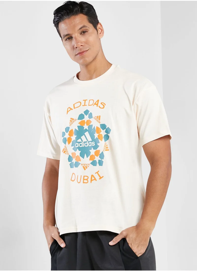 Adidas Dubai Graphic T-Shirt