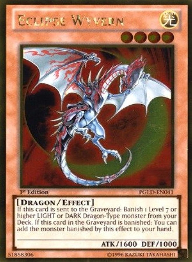 YU-GI-OH! - Eclipse Wyvern (PGLD-EN041) - Premium Gold - 1st Edition - Gold Rare