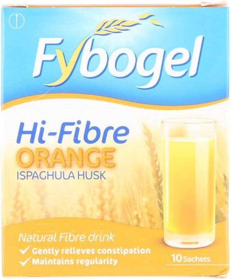 Fybogel Hi Fibre Orange Constipation Relief 10 Sachets - Image 1