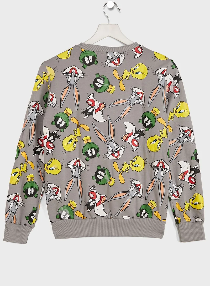 Warner Bros Youth Looney Tunes Sweatshirt