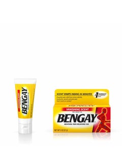 Bengay Vanishing Scent Bengay Pain Relief Gel, Non-Greasy Topical Pain Reliever with Cooling Menthol, 2 oz  - Image 1