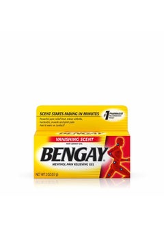 Bengay Vanishing Scent Bengay Pain Relief Gel, Non-Greasy Topical Pain Reliever with Cooling Menthol, 2 oz  - Image 2