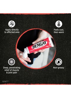 Bengay Vanishing Scent Bengay Pain Relief Gel, Non-Greasy Topical Pain Reliever with Cooling Menthol, 2 oz  - Image 5