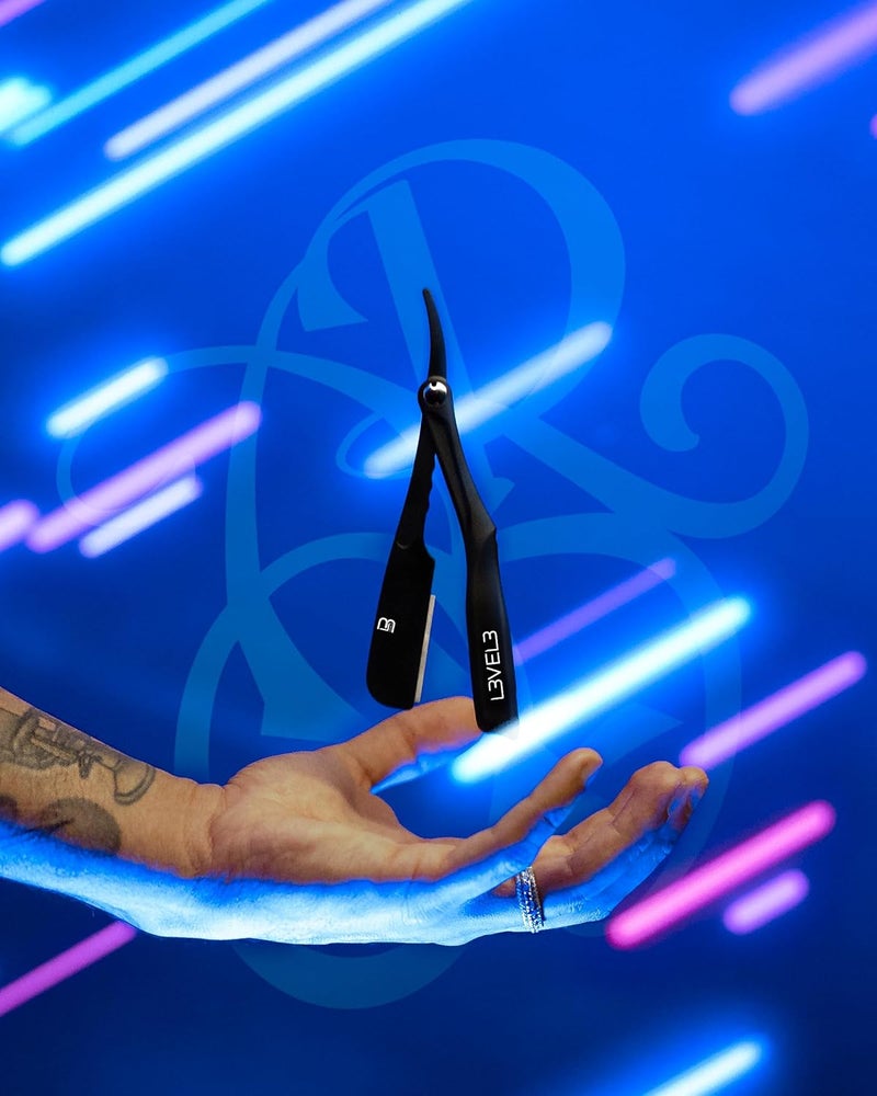 L3 Level 3 Milly Razor - Fast and East to Assemble - Excellent Grip and Control - Straight Razor Holder- Level Three Holder - Image 3