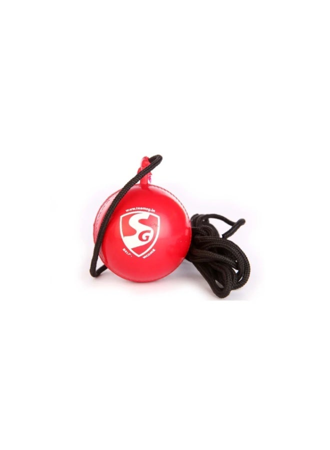 SG Cricket Hanging Ball With String for Training (Believe.Become)