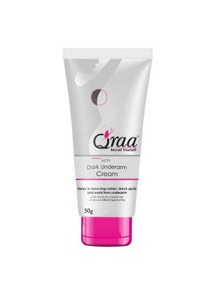 Qraa Advanced Lacto Dark Underarm Cream,For Even Toned Underarms | Paraben Free | For Dark Body Parts| Pack Of 1 (50Gm)  - Image 1