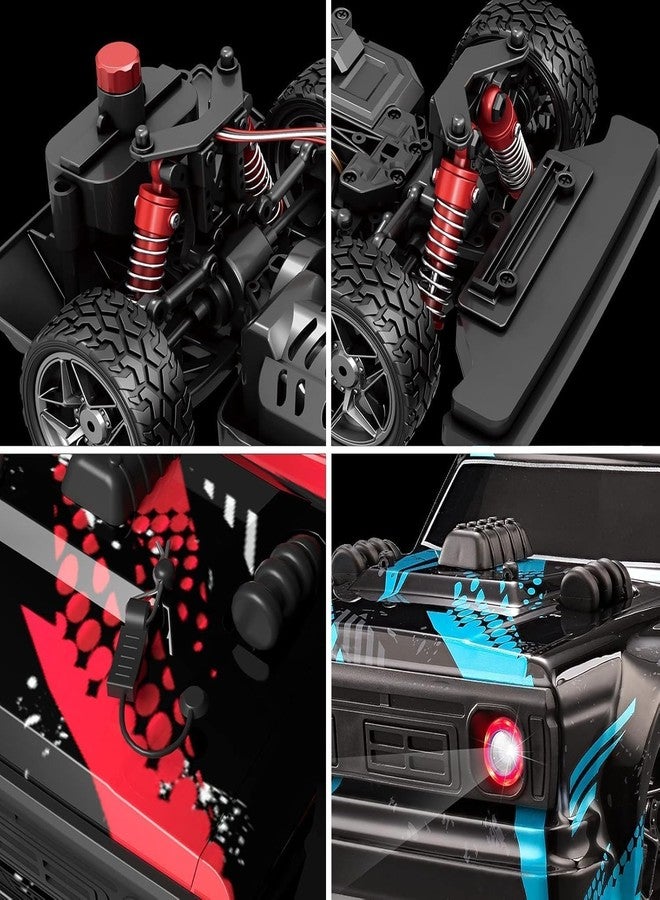 VIKINGS Remote Control High Speed Drift Car 1/14 RC Drift Car with 4WD 1200mAh 7.4V 2.4GHz Full Scale LED Light Toy for Kids Adults - Image 5