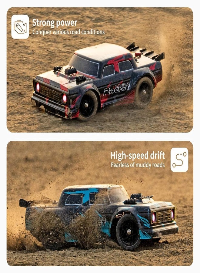 VIKINGS Remote Control High Speed Drift Car 1/14 RC Drift Car with 4WD 1200mAh 7.4V 2.4GHz Full Scale LED Light Toy for Kids Adults - Image 4