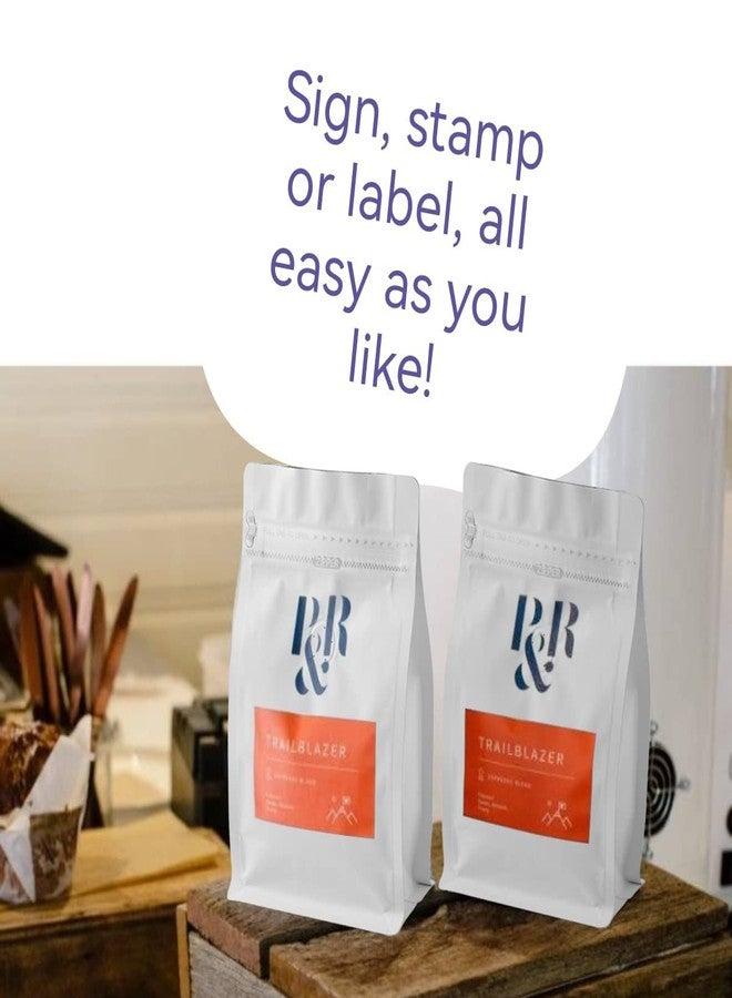 felipack 100 Count 12 Ounces White Kraft Paper Coffee Bags - High Barrier Aluminium Foil Liner - Flat Bottom Coffee Pouches with Degassing Valve, Food Storage Bags with Rsealable Zipper & Easy Open Tape (100pcs, 12oz/0.75lb) - Image 5
