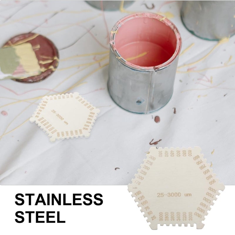 Stainless Steel Wet Film Thickness Gauge Comb for Welding Coating Automotive Shipbuilding Painting - Image 5