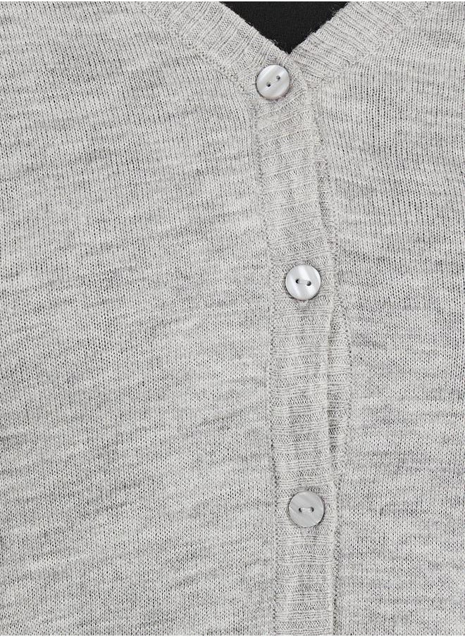 Styli Regular Fit Regular Length Button Down Cardigan  - Image 3