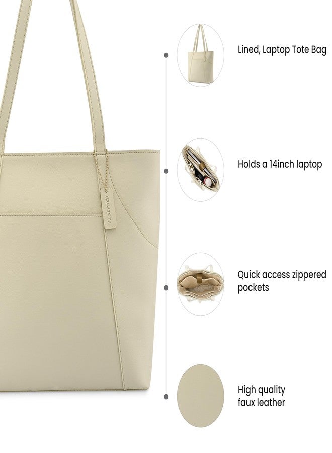 Fastrack Oversized Structured Laptop Tote Bag for Women, Girls and Ladies | Handbag for Casual Carry | Office and College Totes - Image 3