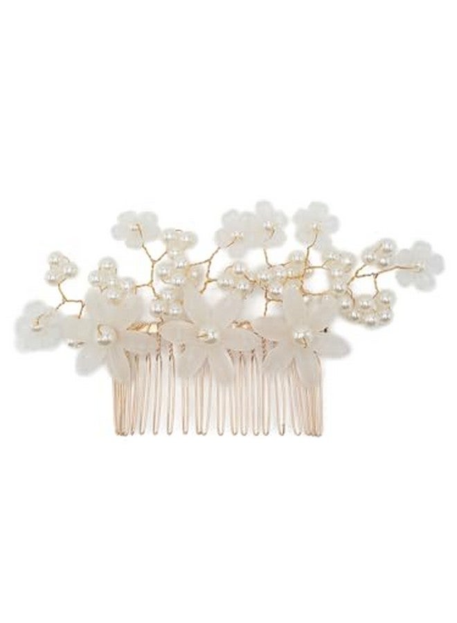 YouBella Jewellery for Women Stylish Hair Comb Hair Pin Hair Accessories for Women and Girls (White) (YBHAIR_41713) - Image 3