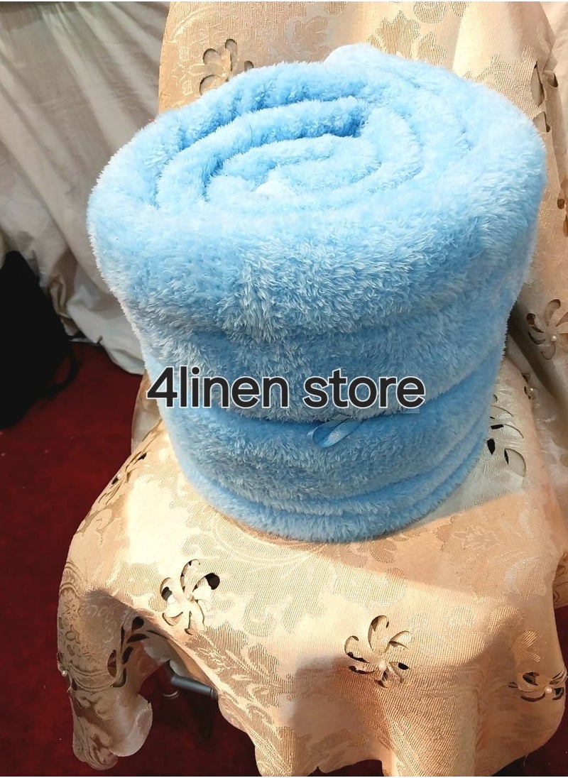 ماركة غير محددة دفايه سرير نص بطانيه لبنى 200*200 
