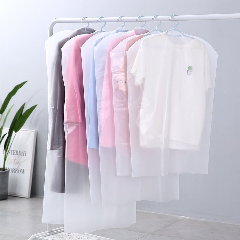 Transparent Garment Dust Cover Bag Peva without edging 