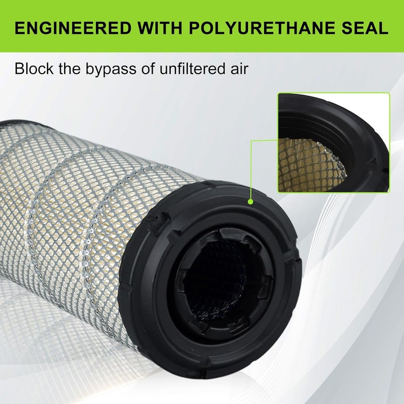 Harbot M131802 Outer Air Filter with M131803 Inner Filter for John Deere 2305 2320 110 1435 1420 1445 1545 1565 - Image 5