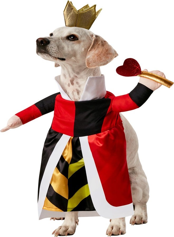 Rubies Disney Villains: Queen Of Hearts Pet Costume for For Dogs or Cats, XL - Image 1