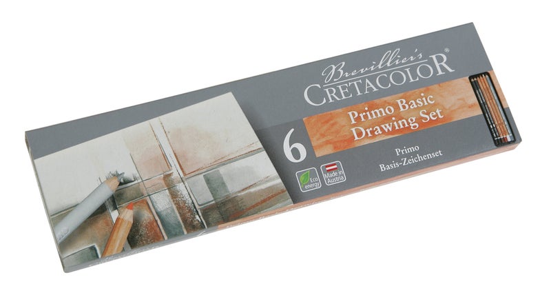 Cretacolor Pocket Set, Urban Sketching, Basic Drawing Set, 6 Pieces - Image 3