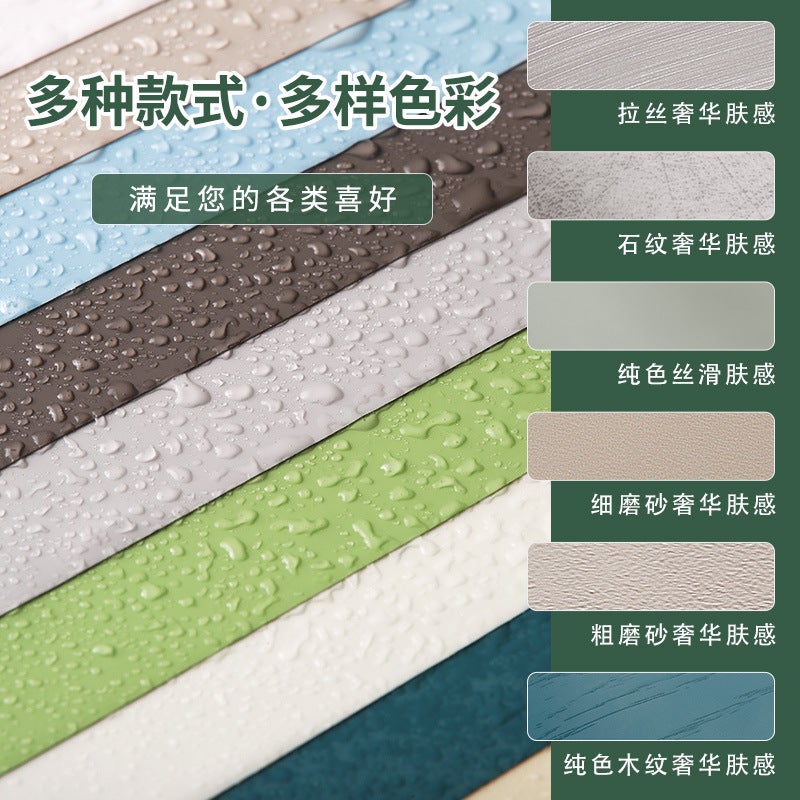 Skin-Sensitive Wallpaper Waterproof Solid Color Self-Adhesive Furniture Wallpaper Living Room Dormitory Bedroom Instant Sticker Wardrobe Door Renovation - Image 4