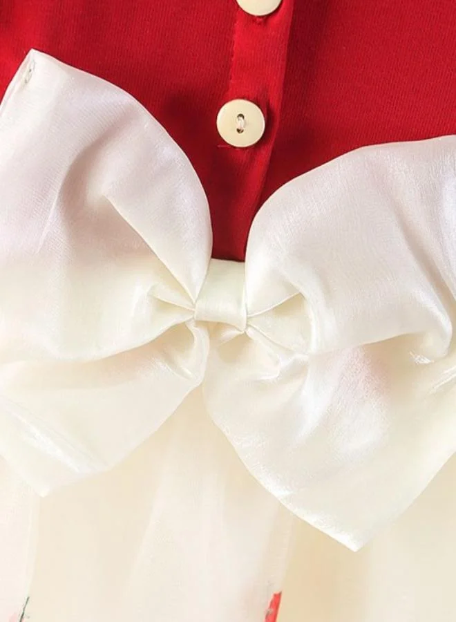 YUNIQEE Ruffled Bowknot Dress