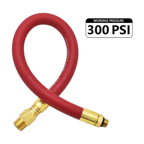 Interstate Pneumatics TW100 12 Inch Red Hose Whip for Inflator - Image 3