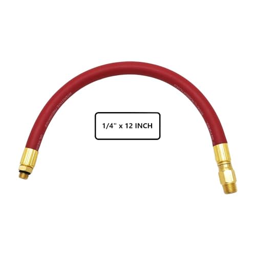 Interstate Pneumatics TW100 12 Inch Red Hose Whip for Inflator - Image 2