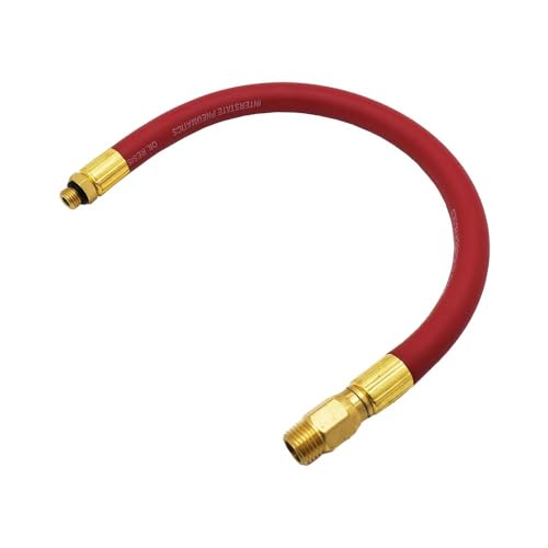 Interstate Pneumatics TW100 12 Inch Red Hose Whip for Inflator - Image 1